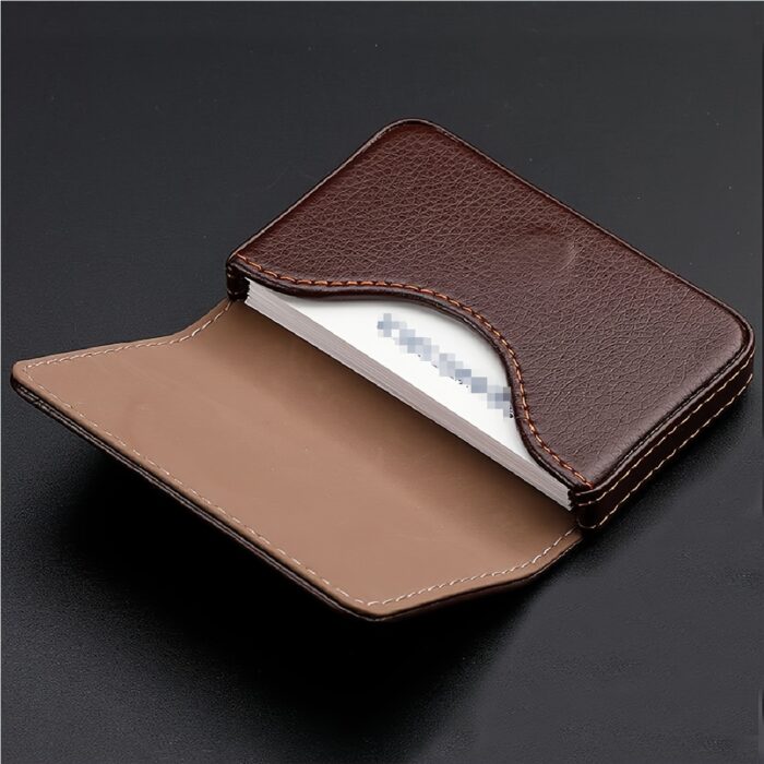 Leather business card holder