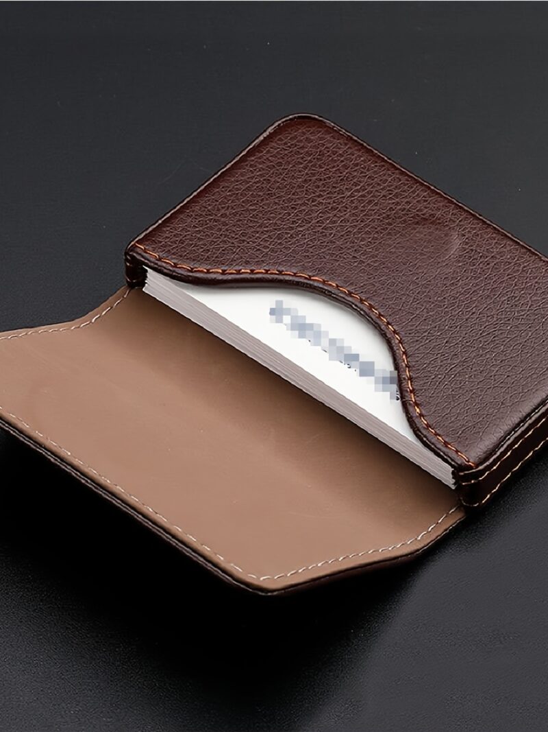 Leather business card holder